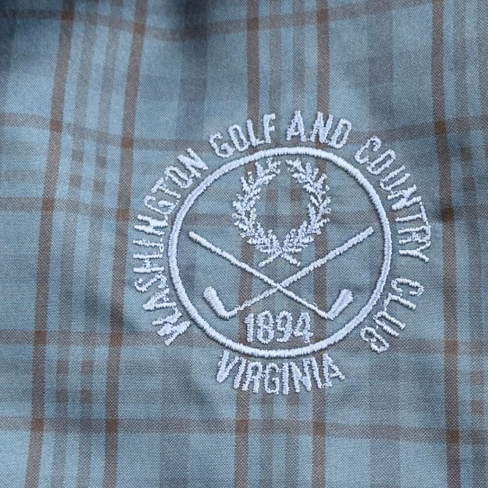 VTG Roche Reversible 1/4 Zip Pullover Washington Golf CC Virginia XL USA *READ* - Picture 3 of 9